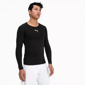 PUMA teamFINAL 21 vyrų treniruočių marškinėliai Black/White dydis L