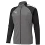 PUMA teamLIGA vyriškas treniruočių pusiau užtrauktuku viršus, vidutinė pilka Heather/Puma juoda, dydis S