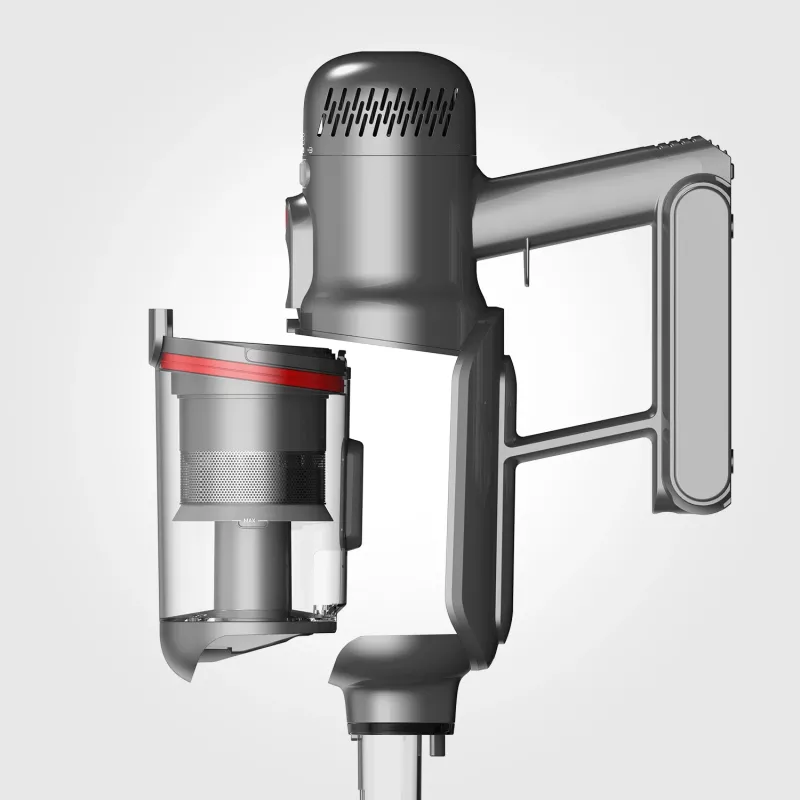 Puppyoo T12 Pro Rinse Crystal Grey šlapias ir sausas dulkių siurblys