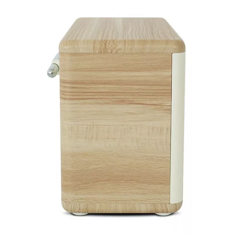 PURE Classic H4 DAB/DAB+/FM skaitmeninis radijas su Bluetooth, Cotton White/Oak