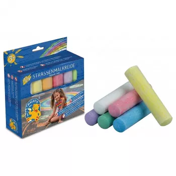 PUSTEFIX MALEFIX Street Chalk 6-Pack Fairy Tale | Nuplaunama kreida grindiniui su mažai dulkių