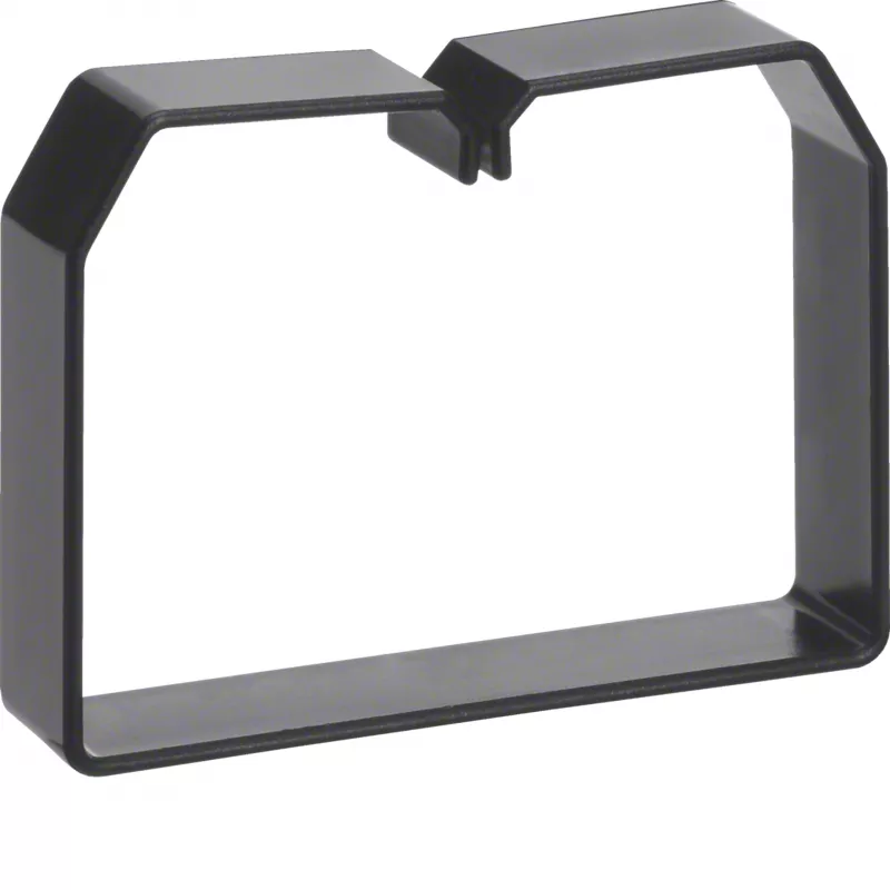 Hager LK751003 PVC kabelių laikiklis LKG 75 × 100 mm kanalui, juodas