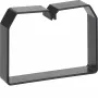 Hager LK751003 PVC kabelių laikiklis LKG 75 × 100 mm kanalui, juodas