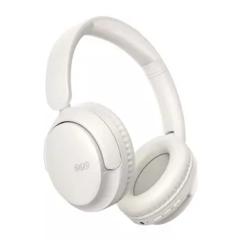QCY H2S Lite White On-Ear Bluetooth ausinės