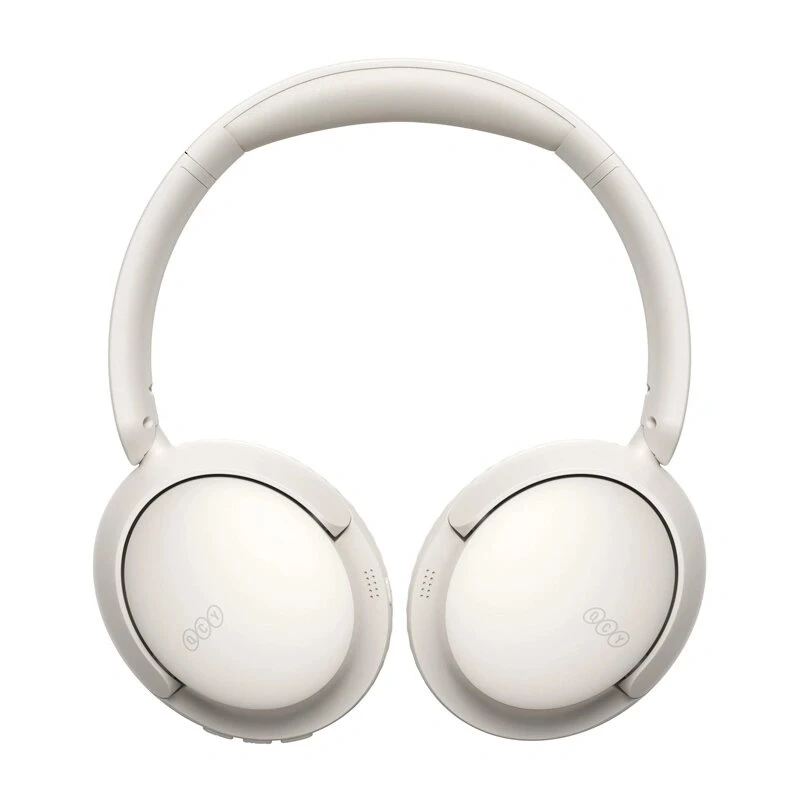 QCY H2S Lite White On-Ear Bluetooth ausinės