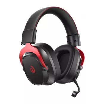 QCY Heroad VT200 Gaming ausinės – juodos su raudonomis detalėmis, 50 mm tvarkyklės, virtualus 7.1 garsas, RGB LED, USB-A