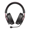 QCY Heroad VT200 Gaming ausinės – juodos su raudonomis detalėmis, 50 mm tvarkyklės, virtualus 7.1 garsas, RGB LED, USB-A