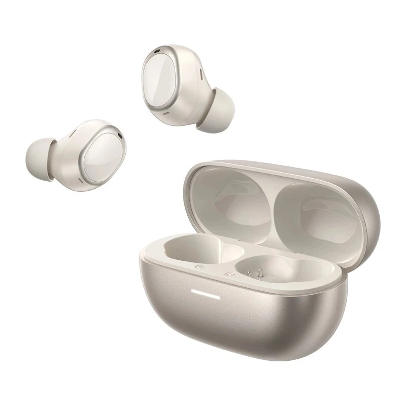 QCY Melobuds A30 belaidės ausinės – Bluetooth 5.3, 13 mm tvarkyklė, 26 val. veikimo, ENC, IPX5 – auksinės