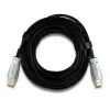 Qoltec 50474 HDMI 1.4 High Speed laidas su Ethernet, 30 m, auksuoti jungtys, triguba ekranuotė, juoda/sidabrinė