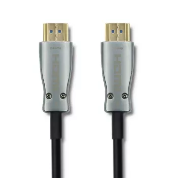 Qoltec 50474 HDMI kabelis, 30 m, HDMI Type A, juodas/sidabrinis