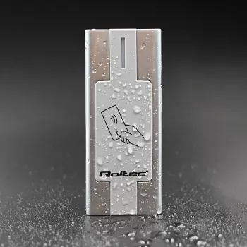 Qoltec 52446 artumo kortelių ir raktų pakabukų skaitytuvas – 125 kHz RFID, Wiegand 26-bit, IP65