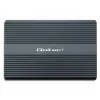 Qoltec Dual M.2 NVMe SATA SSD korpusas su USB-C 3.2 Gen 2, be įrankių, aliuminio, palaiko 2x2TB, UASP, TRIM, 10Gbps