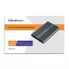 Qoltec Dual M.2 NVMe SATA SSD korpusas su USB-C 3.2 Gen 2, be įrankių, aliuminio, palaiko 2x2TB, UASP, TRIM, 10Gbps
