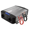 Qoltec grynosios sinusoidės keitiklis 12V į 230V 1500W/3000W su LCD, USB, USB-C, skirtas LiFePO4, GEL, AGM