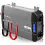 Qoltec grynosios sinusoidės inverteris 12V į 230V 2500W/5000W su LCD, USB, USB-C, suderinamas su LiFePO4/GEL/AGM