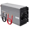 Qoltec grynosios sinusoidės keitiklis su UPS 12V į 230V 4000W/8000W USB LiFePO4 GEL AGM