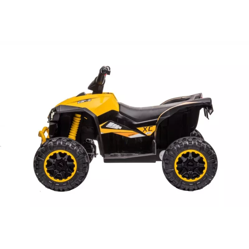 QUAD LOCK Electric Ride-On Quad HL568 Geltonas