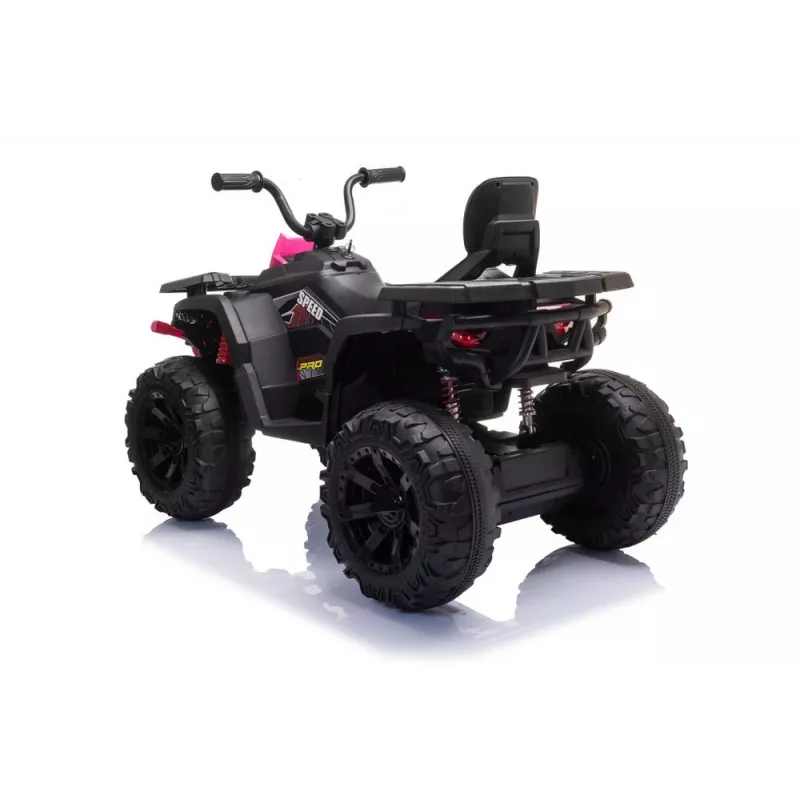 Quad Lean Toys JC333 elektrinis keturratis vaikams, LED šviesos, MP3, rožinis