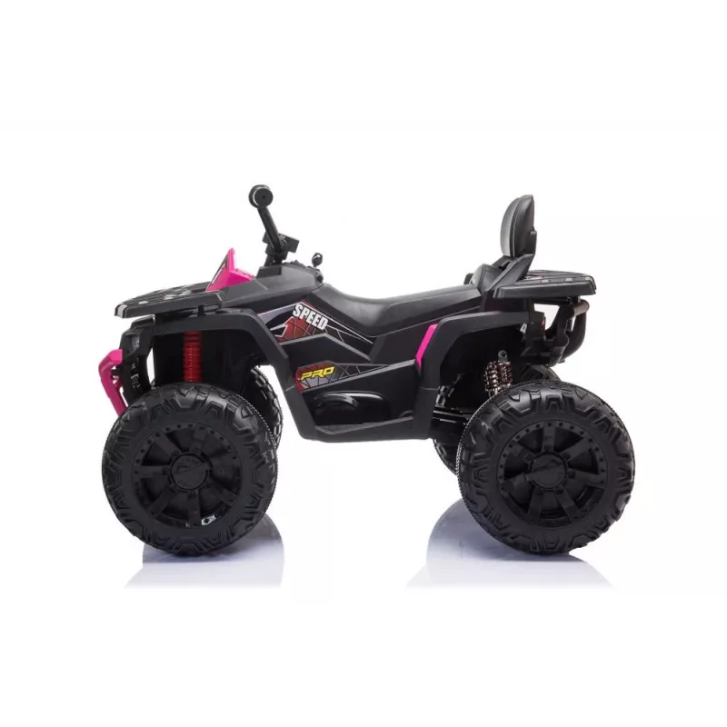 Quad Lean Toys JC333 elektrinis keturratis vaikams, LED šviesos, MP3, rožinis