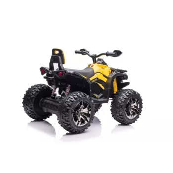 QUAD LOCK Quad Battery Pack with Backrest QLS-3288 LED Light MP3 Geltona