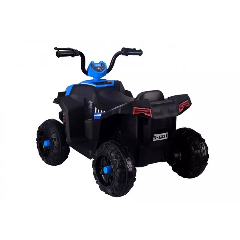 Quad S601 elektrinis keturratis vaikams su EVA ratais ir LED šviesomis, mėlynas