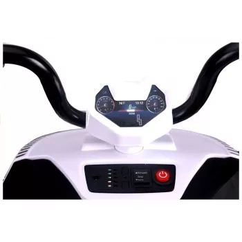 QUAD LOCK S601 baterijomis varomas visureigis su EVA ratais ir LED šviesomis, baltas