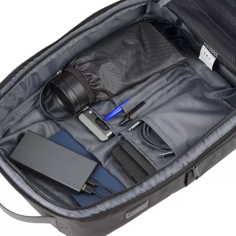 QUALO Laptop Backpack Ultimate Line USB-C 15.6 Juoda