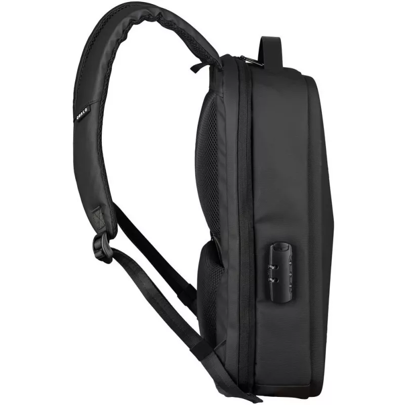 QUALO Laptop Backpack Ultimate Line USB-C 15.6 Juoda