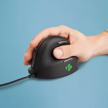 R-GO TOOLS HE Break Small ergonomiška pelė, laidinė, dešinei rankai, juoda