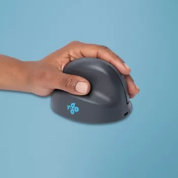 R-GO TOOLS R-Go HE Basic Medium Wireless Ergonomic Vertical Mouse - 2.4 GHz Optinė, 5 Mygtukai, Įkraunama, Juoda
