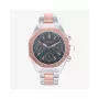 RADIANT Vyriškas Analoginis Kvarcinis Laikrodis RA628704 – 44mm Nerūdijančio Plieno Korpusas, Juodas Ciferblatas, Sidabrinė Milano Tinklelio Apyrankė, 5 ATM
