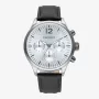 RADIANT Vyrų laikrodis RA641703 (43mm) – analoginis kvarcinis su juoda odine apyranke