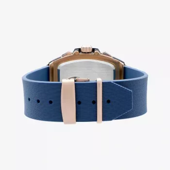 RADIANT RA655204 Vyrų Analoginis Kvarcinis Laikrodis 42mm Nerūdijančio Plieno Juodas Ciferblatas Odinis Dirželis