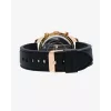 RADIANT RA668709 Vyriškas analoginis kvarcinis laikrodis, 44 mm, juodas ciferblatas, odinis dirželis