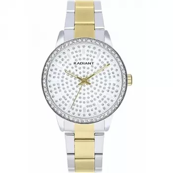 RADIANT moteriškas laikrodis RA578203 38mm nerūdijantis plienas rožinis auksas