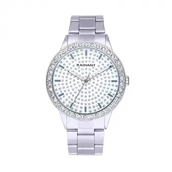 RADIANT Moteriškas laikrodis RA578204 43mm sidabrinis nerūdijančio plieno kvarcinis
