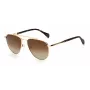 RAG&BONE Moteriški akiniai nuo saulės RNB1044GS3YG5 Havana Brown kvadratiniai 55/17/145 mm