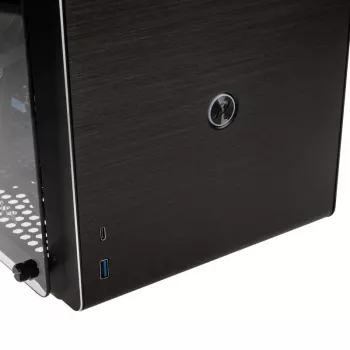 Kompiuterio korpusas Raijintek Ophion M Evo TGS Micro-ATX, grūdintas stiklas – juodas