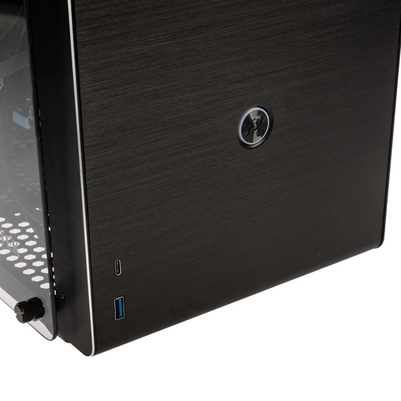 Kompiuterio korpusas Raijintek Ophion M Evo TGS Micro-ATX, grūdintas stiklas – juodas