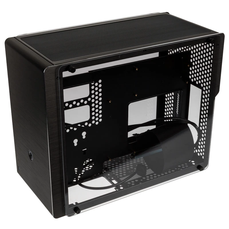 Kompiuterio korpusas Raijintek Ophion M Evo TGS Micro-ATX, grūdintas stiklas – juodas