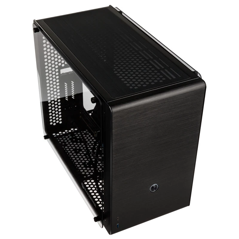 Kompiuterio korpusas Raijintek Ophion M Evo TGS Micro-ATX, grūdintas stiklas – juodas