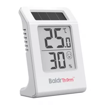 RAINPOINT BALDRTHERM E0587TH Saulės energija varomas termohigrometras su belaidžiu lauko jutikliu