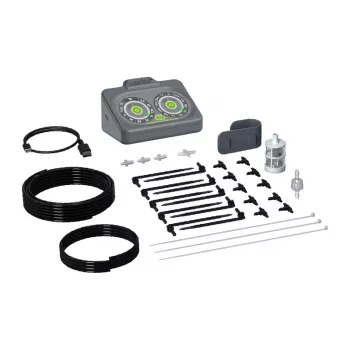RainPoint IK149 Potted Plant Watering Kit - Automatinė lašelinė drėkinimo sistema 10 vazonų, USB/baterijos, LCD ekranas