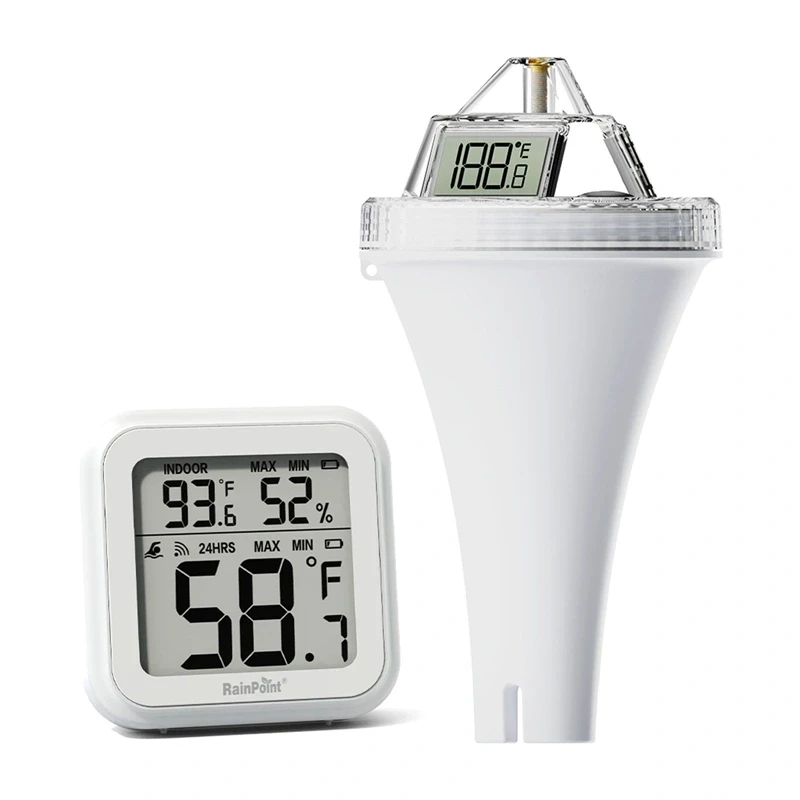 RainPoint Baseino Termometras su Šliuzu HCS565ARF+HCS015T2H