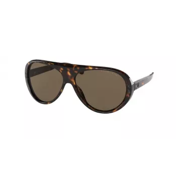 Ralph Lauren vyriški akiniai nuo saulės RL8194-500373 Havana kvadratinis rėmelis rudi gradientiniai lęšiai 60/13/135 mm