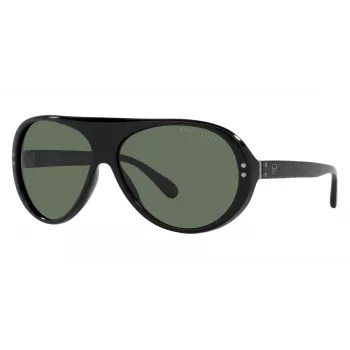 RALPH LAUREN RL8194-500171 Vyriški Akiniai Nuo Saulės Juodas Acetatas Pilkas Polikarbonatas 60/13/135 mm