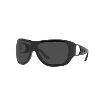Ralph Lauren Moteriški Cat Eye akiniai nuo saulės RL8189Q500187 Shiny Black Grey 54mm