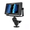RAM Mounts D-Size 6.25 inch x 2 inch plokštelė su trumpa dvigubo lizdo rankena ir apvaliu pagrindu