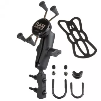 RAM MOUNTS Motociklo vairo telefono laikiklis X-Grip su U-Bolt pagrindu (RAM-B-174-UN7)