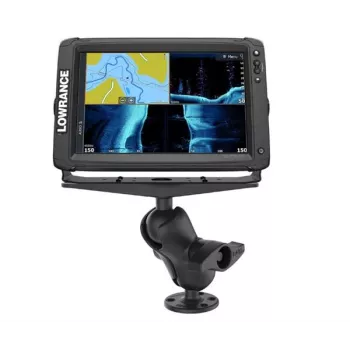 RAM MOUNTS RAM-D-111U-C Trumpa dvigubo lizdo rankena su 3 x 11 pagrindu – juoda